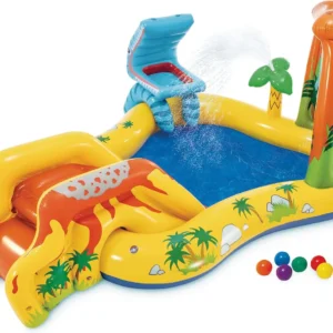 Dinosaur Play Center, Slide, Water Sprayer, Balls