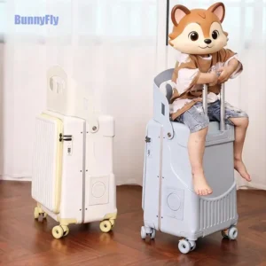 Children 20 Inch Carry-On Can Sit Luggagge