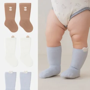 Baby Socks 0-5T 3 Pairs Mid-calf Socks