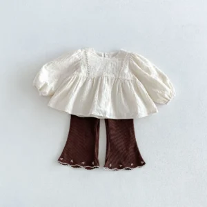 1-6Y Baby Blouse 2Pcs Outfit