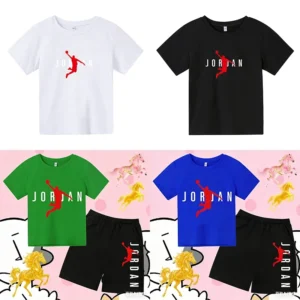 Kids 2-Piece Letter Print Sports Outfit