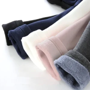 Pants Winter Thickened Elastic- Pink, Navy, Blue